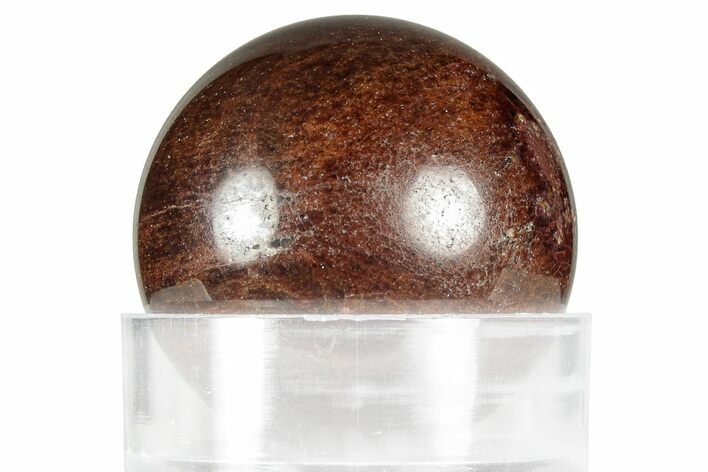 Polished Almandine Garnet Sphere - India #359893